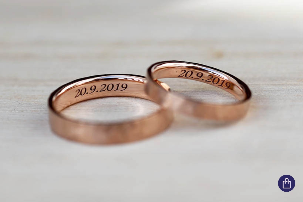 Snubní prsteny z růžového zlata