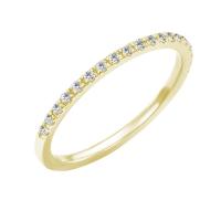 Zlatý eternity prsten s 1.25mm diamanty Adva