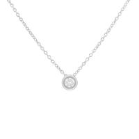 Stříbrný náhrdelník s lab-grown diamantem Adriana