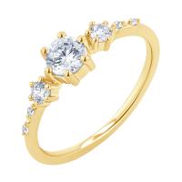 Zásnubní prsten s 0.35ct IGI certifikovaným diamantem Willa