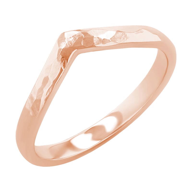 Vykrojený tepaný snubní prsten Yenka