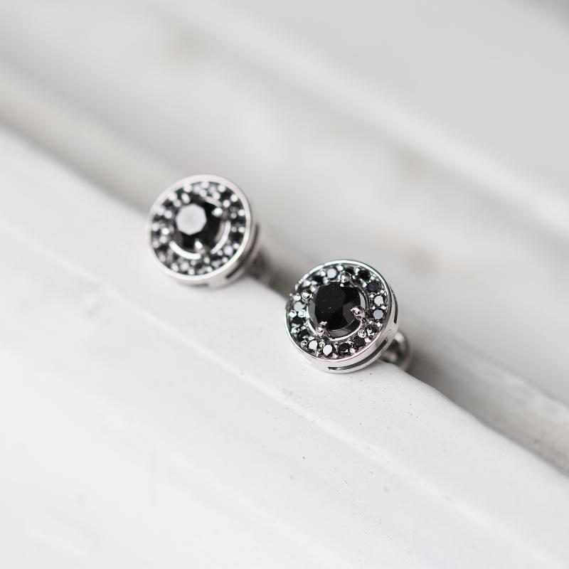 Zlaté pecky s černými diamanty Zulfikar