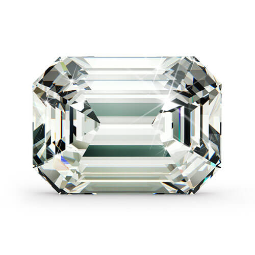Lab-grown IGI 0.73ct SI2 F Emerald diamant LG445055721