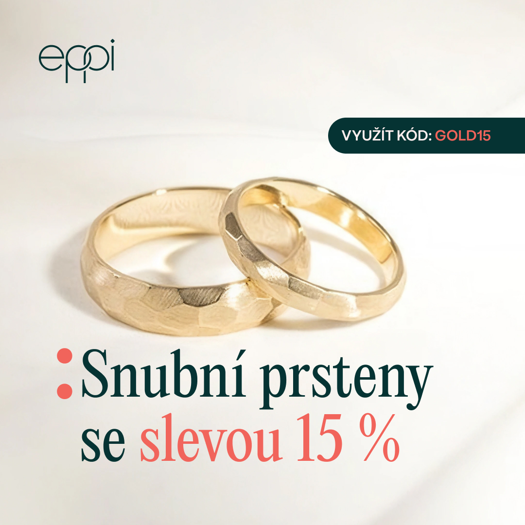 Snubní prsteny se slevou 15 %