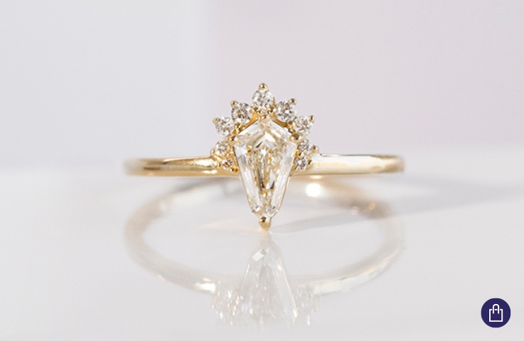 Zásnubní prsten s IGI certifikovaným lab-grown diamantem