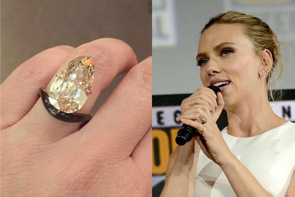 Scarlett Johansson a její zásnubní prsten
