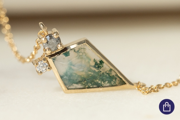 Achátový šperk pro znamení Tygra