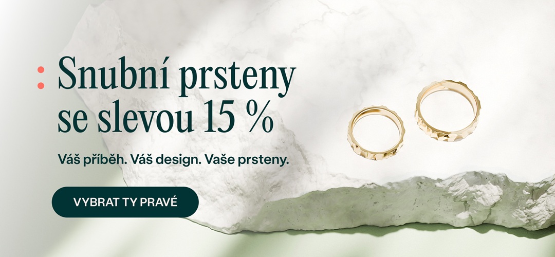 Sleva na snubní prsteny