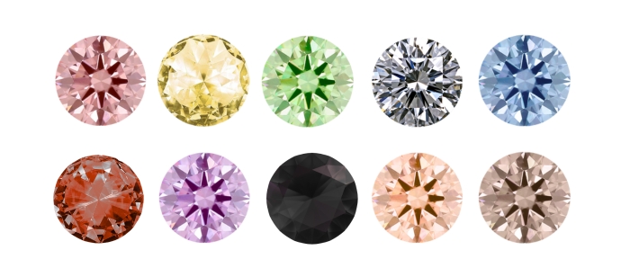 Barvy fancy diamantů