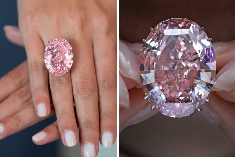 Růžový diamant Pink Star