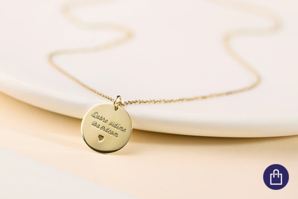 Přívěsek s gravírem