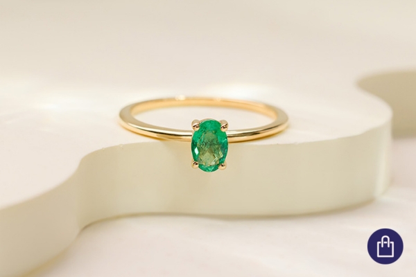 Smaragdový šperk pro znamení Krysy