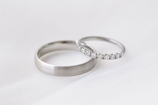 Platinové snubní prsteny