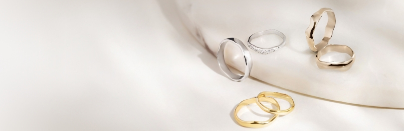 Snubní prsteny ve 4 odstínech