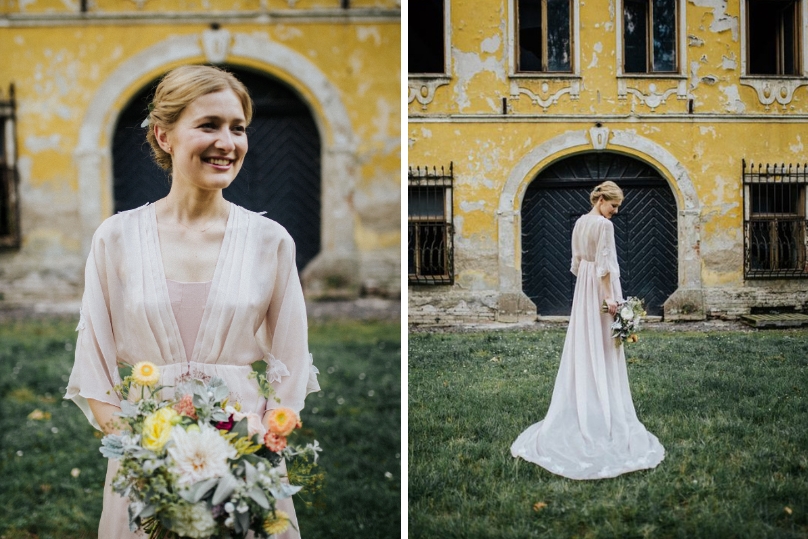 Dlouhé svatební šaty