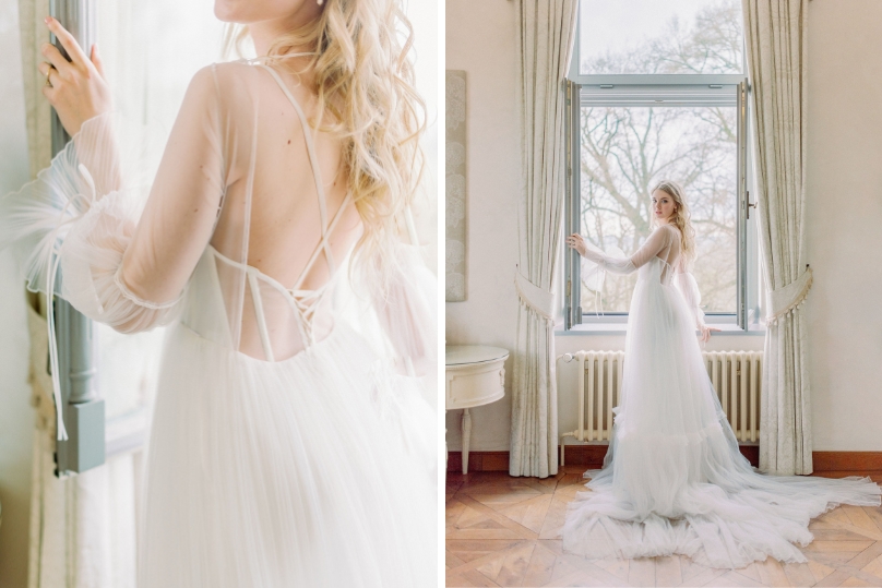 Svatební šaty s krajkou