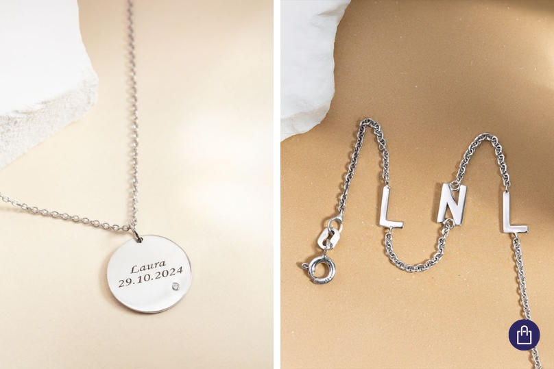 Personalizované šperky s gravírem a písmeny