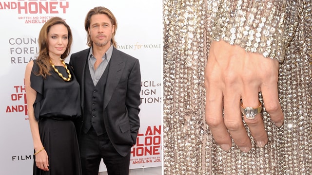 Zásnubní prsten Angelina Jolie
