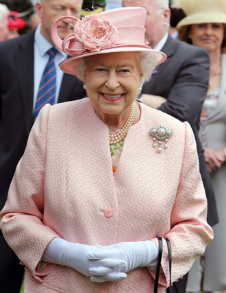 Anglická královna Alžbeta II.