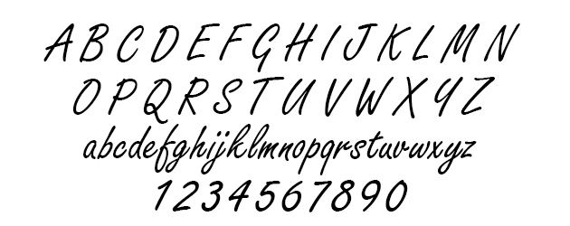Ukázka fontu Freeport