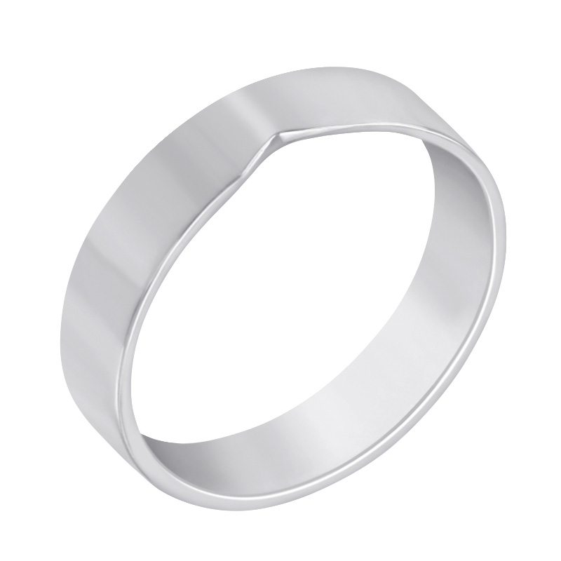 Eternity prsten s lab-grown diamanty a pánský plochý prsten Brogan 100130