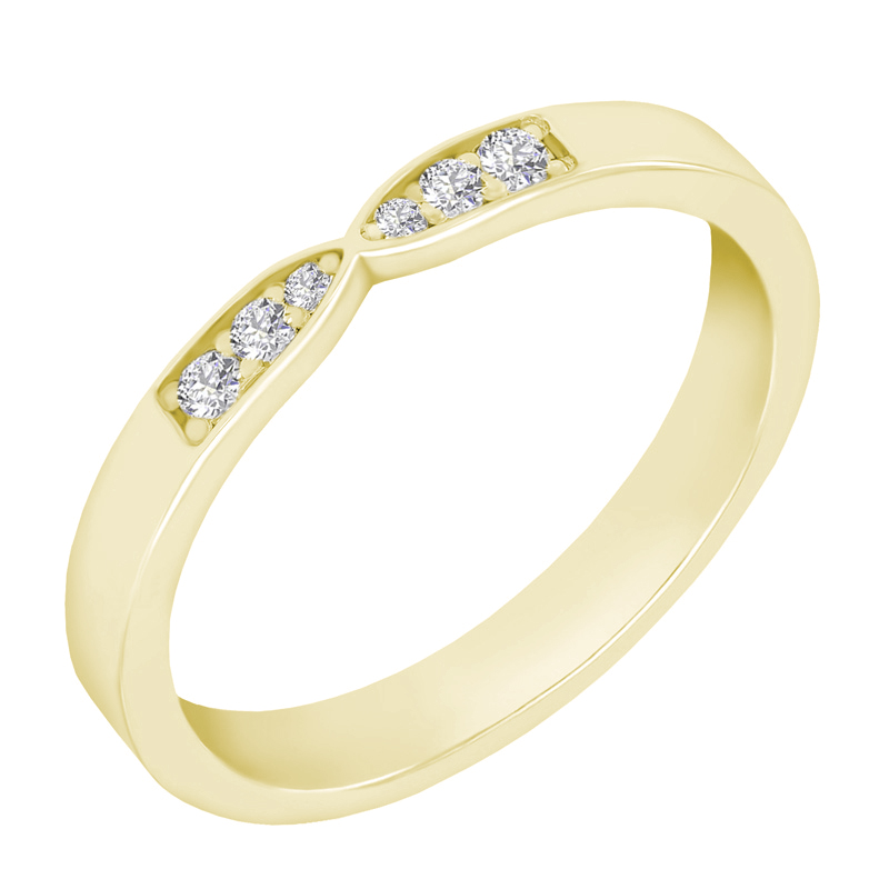 Eternity prsten s lab-grown diamanty Hvala 101390