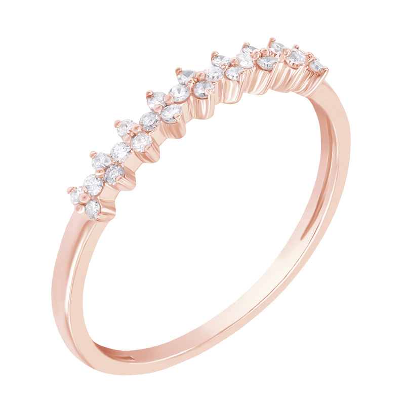 Romantický eternity prsten s lab-grown diamanty Betsy 101430