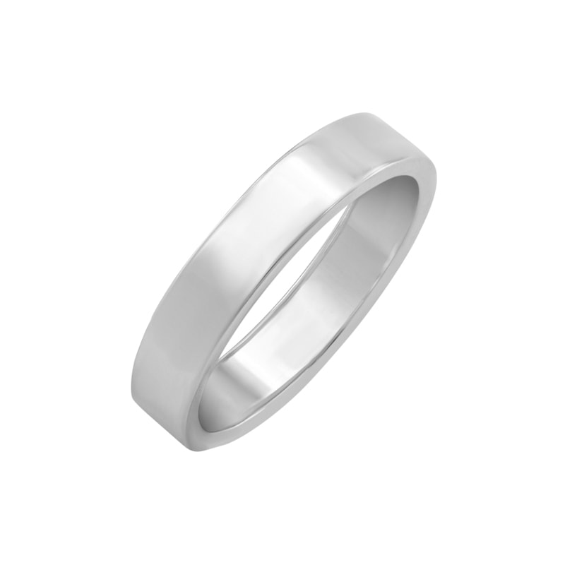 Eternity prsten s lab-grown diamanty a pánský plochý prsten Turpein 101900