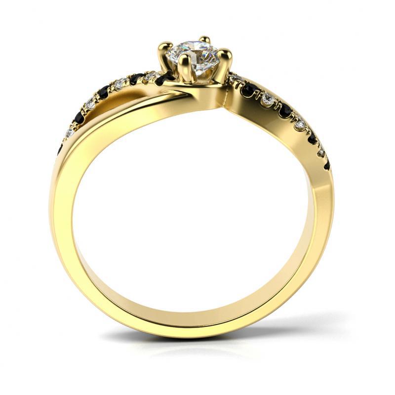 Prsten s certifikovaným diamantem Ewie 10210