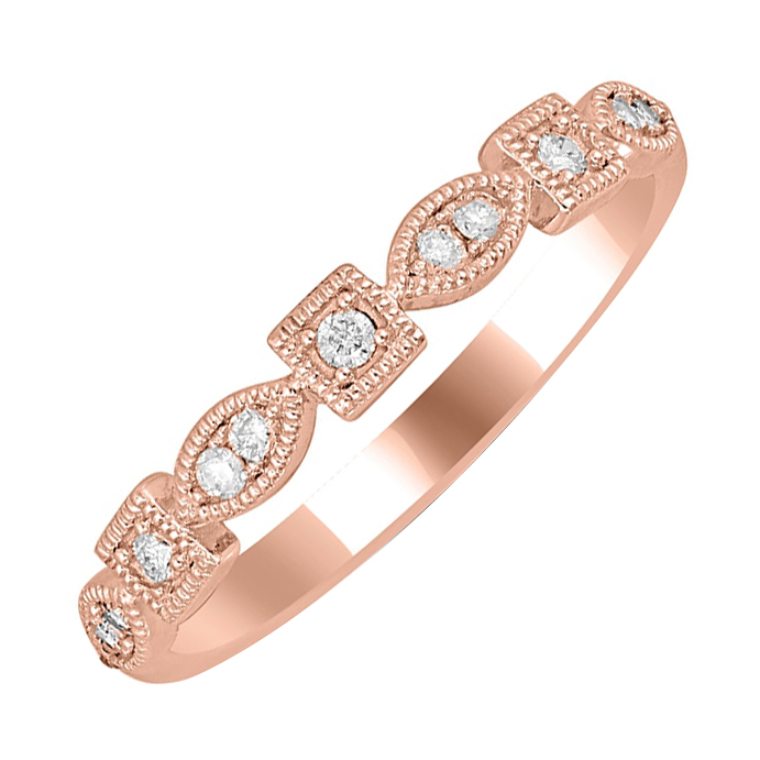 Stříbrný eternity prsten s lab-grown diamanty Hadya 104770