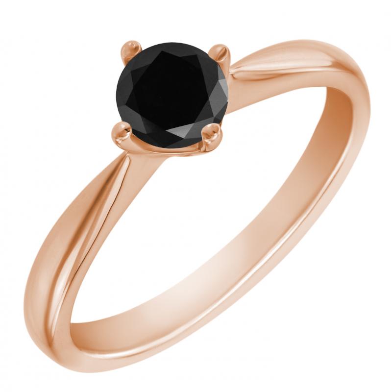 Prsten s černým diamantem Owyna