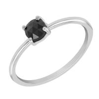 Zásnubní prsten s černým diamantem Paolo