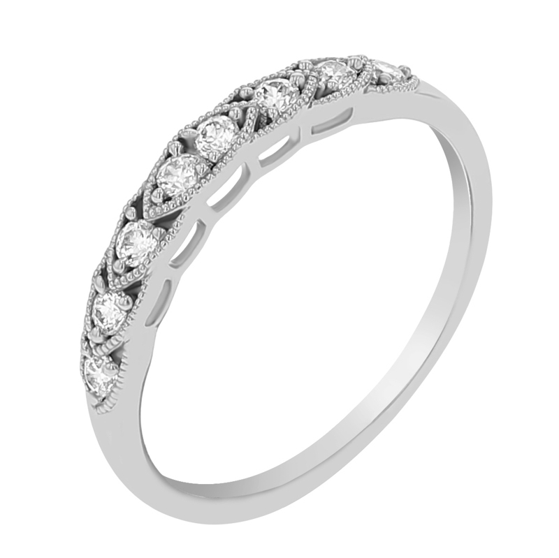Elegantní eternity prsten s lab-grown diamanty Diogo