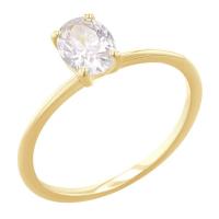 Zásnubní prsten s oval lab-grown diamantem Frost