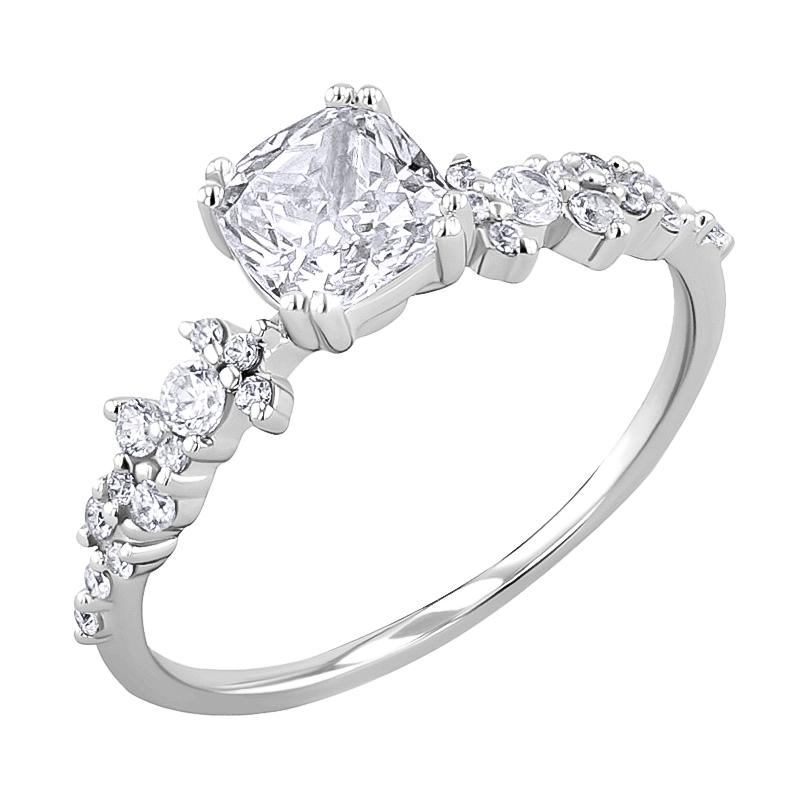Eppi Romantický zásnubní prsten s diamanty Alys RE46210