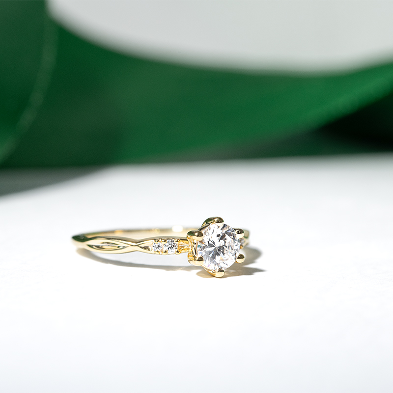Zásnubní prsten s diamanty Mileva 127800