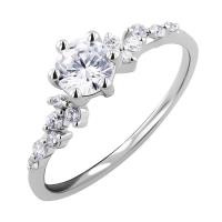 Zásnubní prsten s diamanty Carina