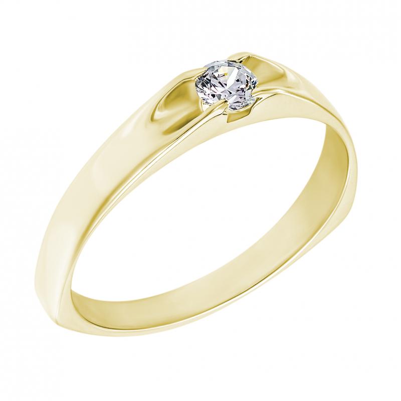 Zásnubní prsten s diamantem 13020