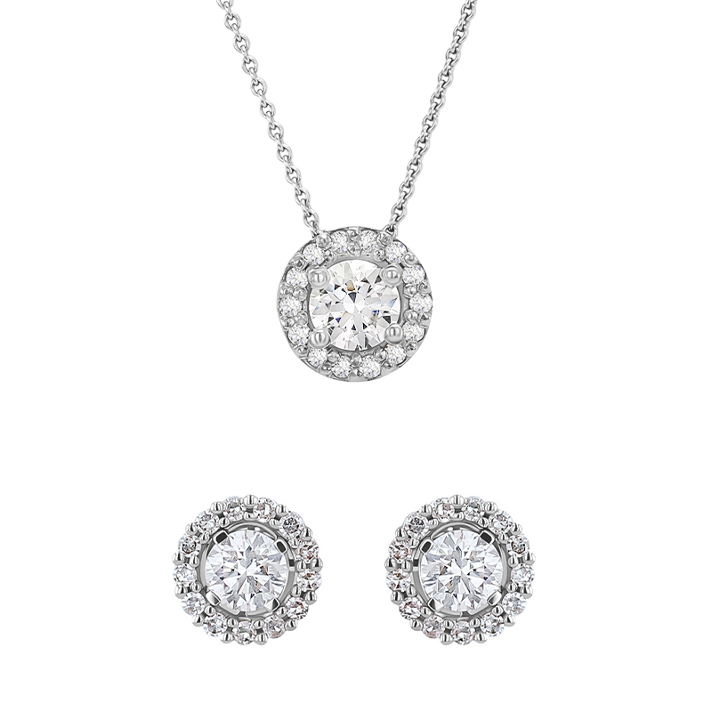 Eppi Halo kolekce šperků s IGI certifikovanými 0.30ct lab-grown diamanty Cian C46706