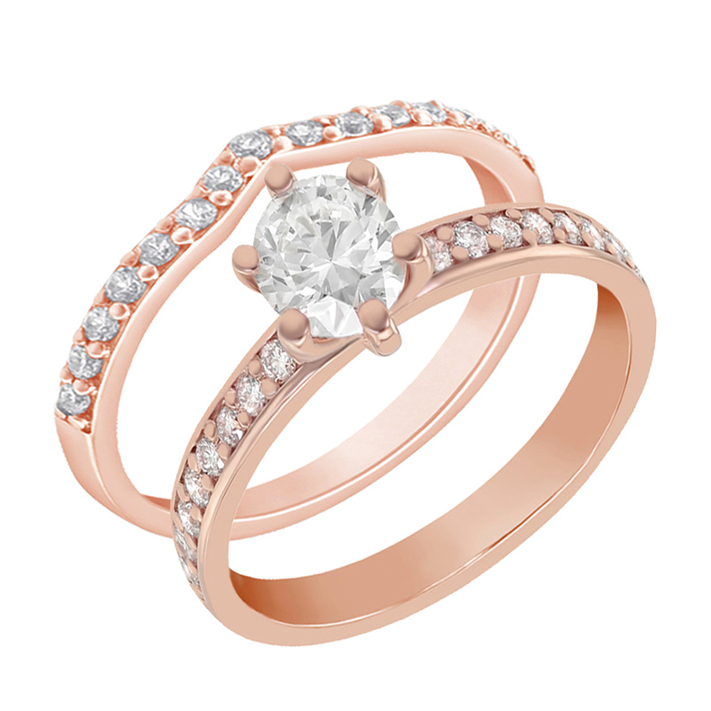 Set prstenů s možností výběru diamantu Marveille 132710