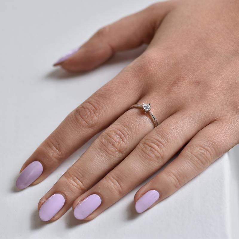 Zásnubný diamantový prsten 15480