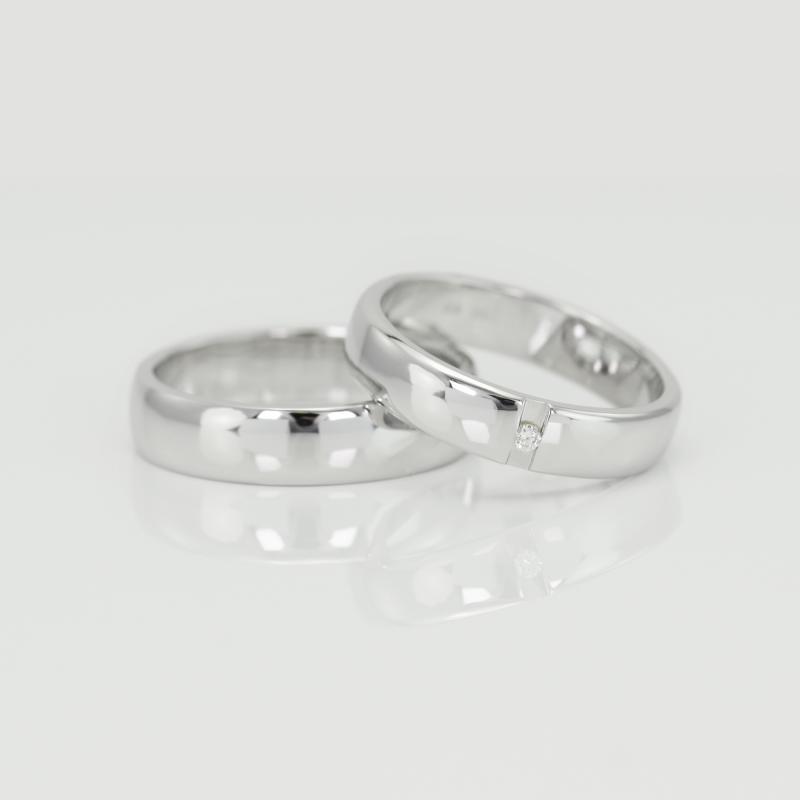 Platinové snubní prsteny 17470