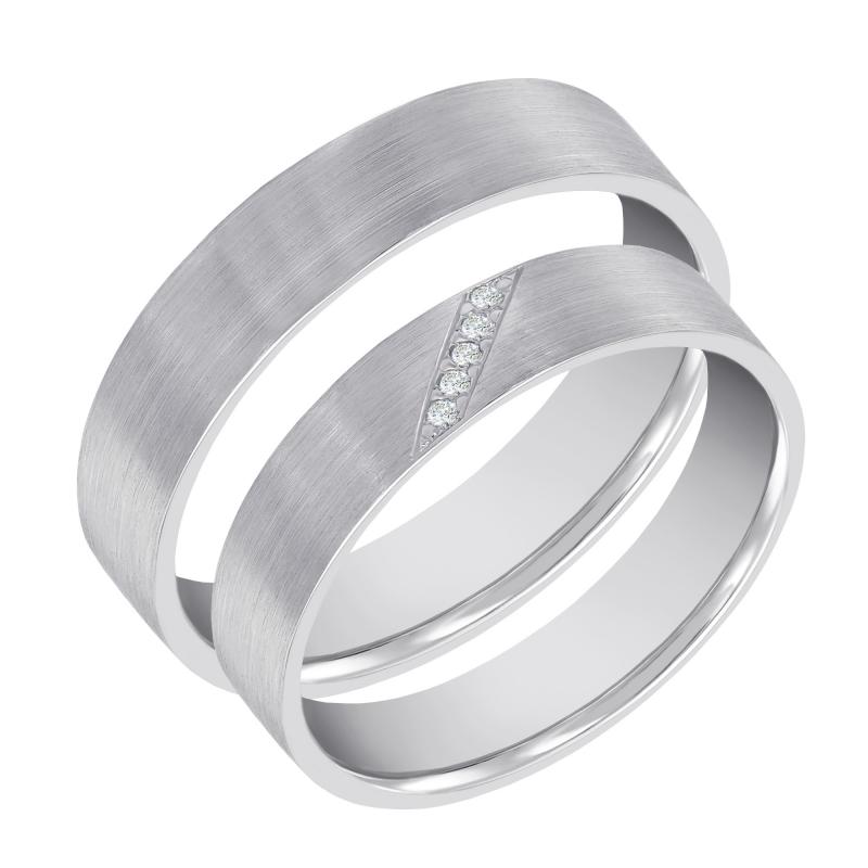 Svatební prsteny z platiny Edolie