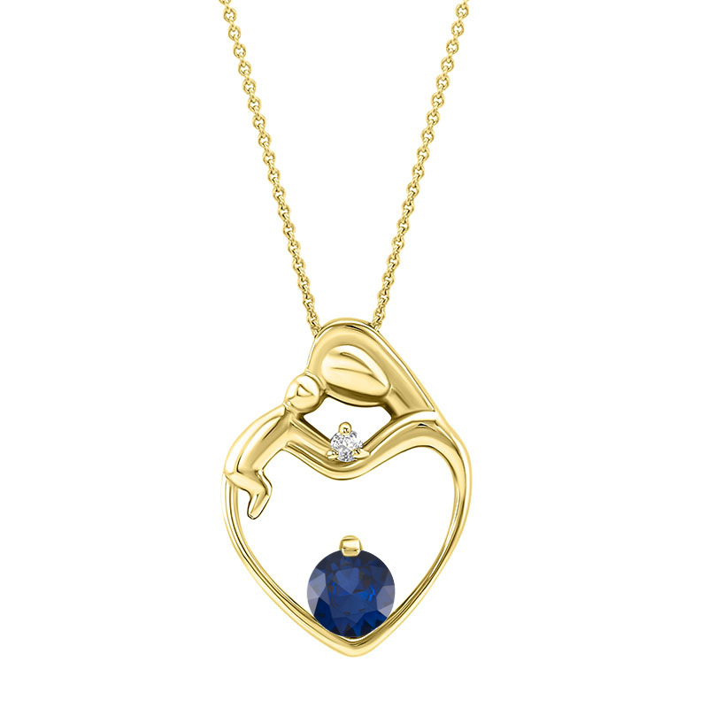Safírový zlatý náhrdelník 21000