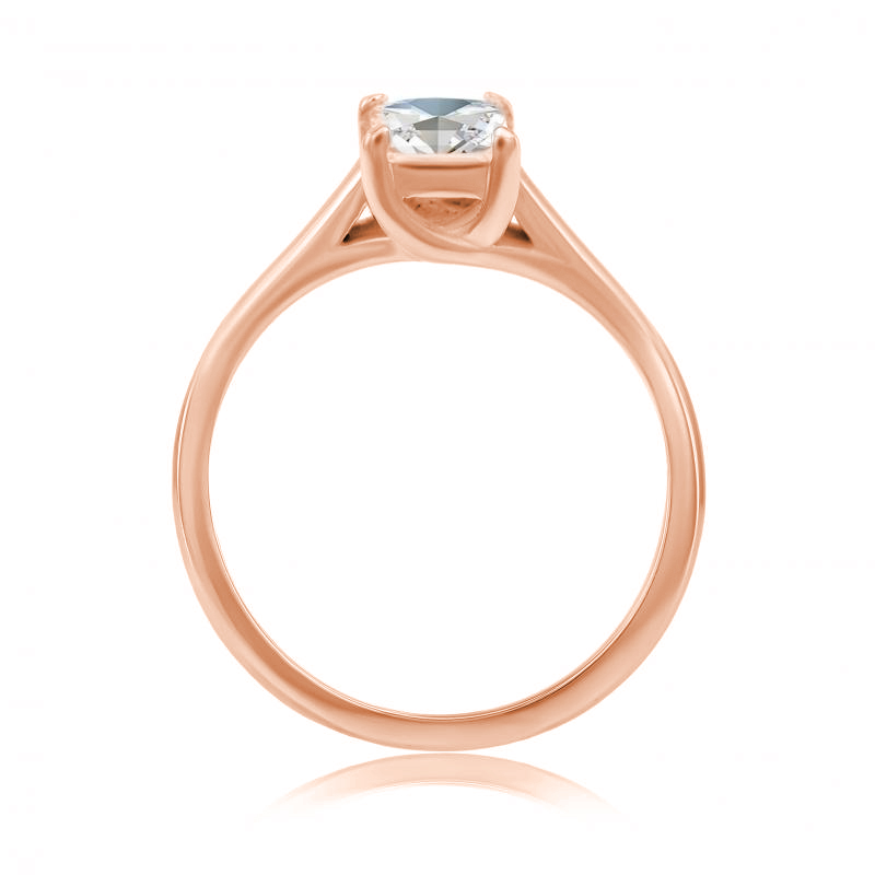 Prsten z růžového zlata 22060