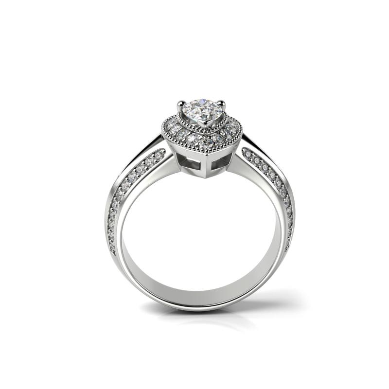 Prsten s diamanty 23410