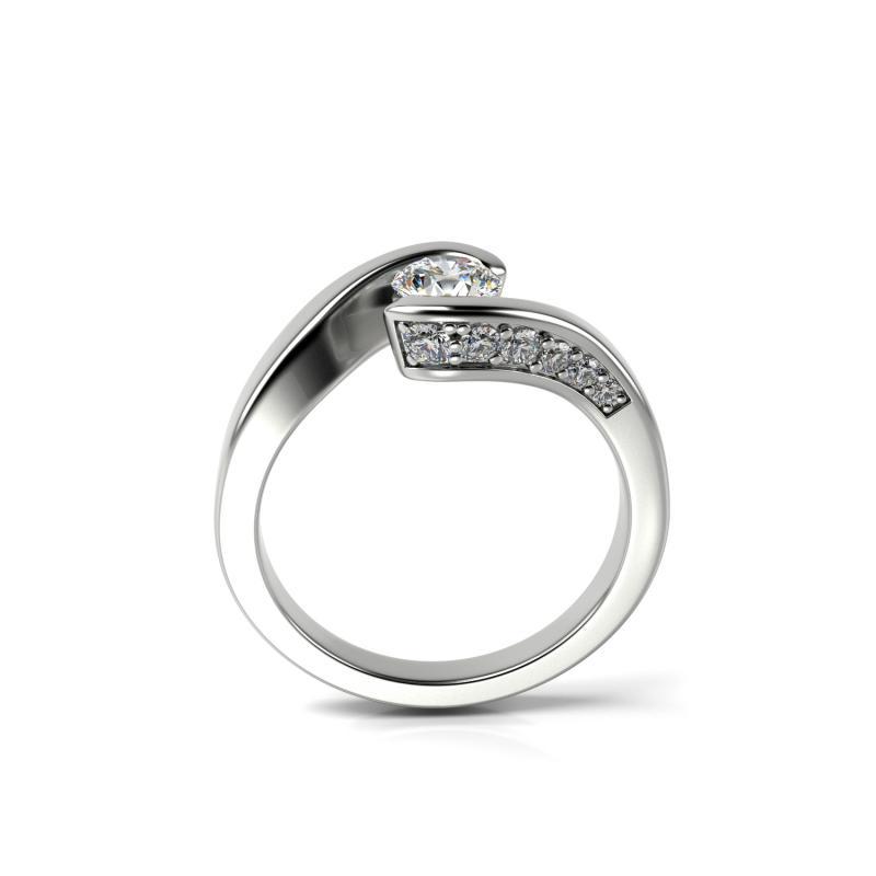 Prsten z platiny 23660