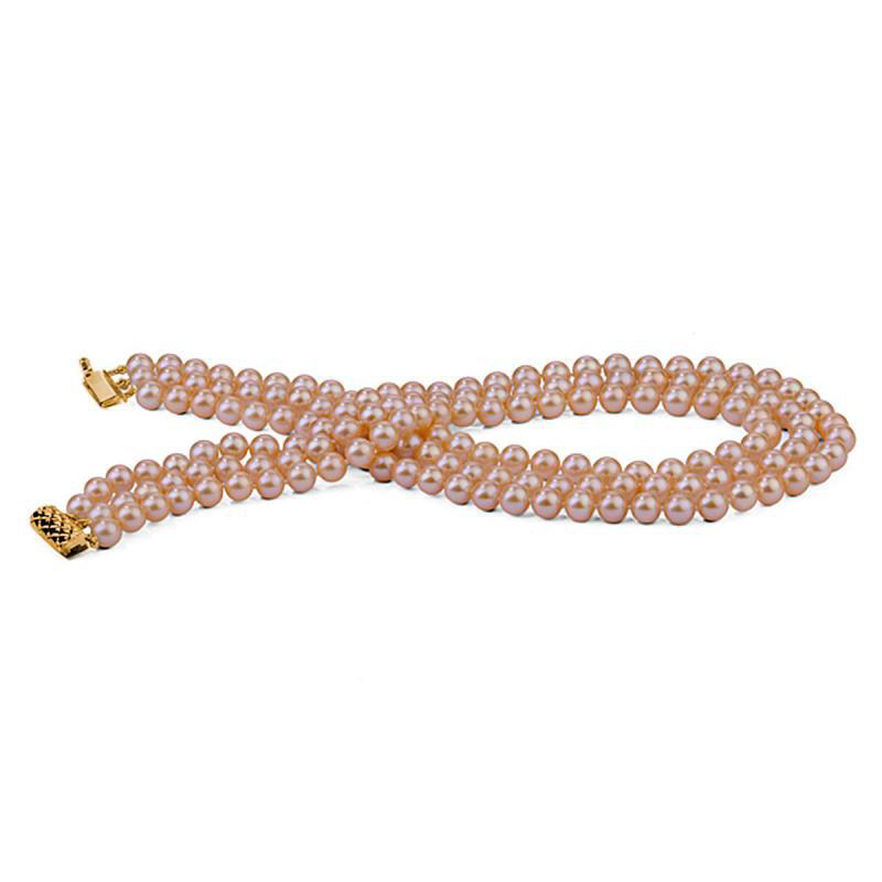 Perlový náhrdelník ze zlata 24010