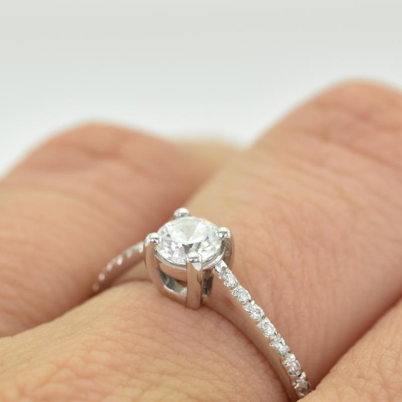 Zásnubní prsten s diamanty 24160