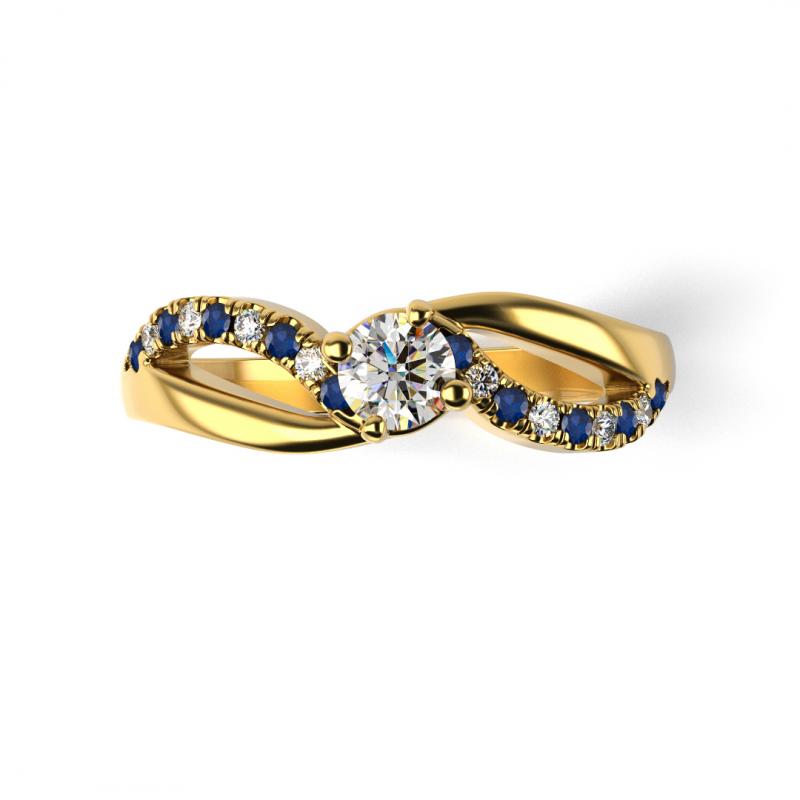 Elegantní zásnubní prsten 24920